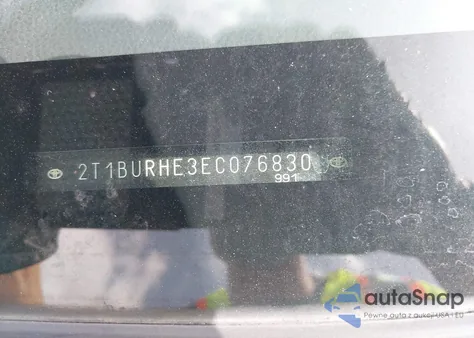 2014 Toyota Corolla S Plus from USA, damaged, VIN 2T1BURHE3EC076830